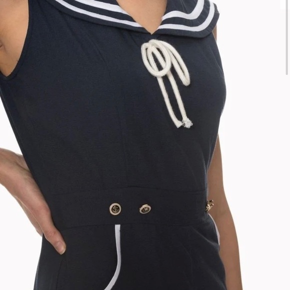 Sold❌Bianca Nautical Pinup Playsuit/Romper - Picture 5 of 9